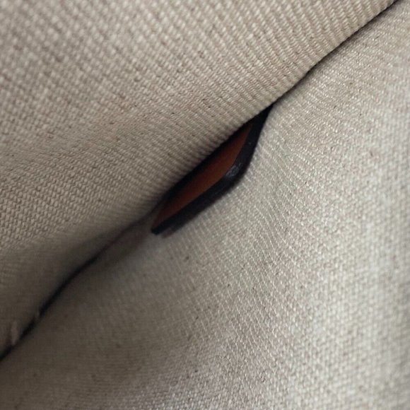 CELINE Bucket 16 (Saize) striped textile 2WAY Shoulder Hand Bag - Picture 14 of 16